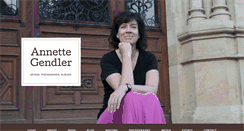 Desktop Screenshot of annettegendler.com