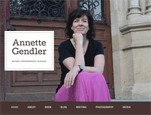 Tablet Screenshot of annettegendler.com